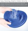 Pet Life 'Cirlicue' Mountain Shaped Modern Slow Feeding Pet Bowl - Black