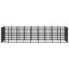 Outdoor Dog Kennel Steel 267.8 ftÂ¬â‰¤ - Black