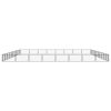 36-Panel Dog Playpen Black 39.4"x19.7" Powder-coated Steel - Black