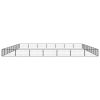 32-Panel Dog Playpen Black 39.4"x19.7" Powder-coated Steel - Black
