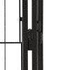 32-Panel Dog Playpen Black 19.7"x39.4" Powder-coated Steel - Black