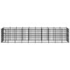 Outdoor Dog Kennel Steel 198.4 ftÂ¬â‰¤ - Black