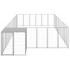 Dog Kennel Silver 247.5 ftÂ¬â‰¤ Steel - Silver