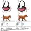 Pet Carrier for Dogs Cats Hand Free Sling Adjustable Padded Strap Tote Bag Breathable Shoulder Bag Carrying Small Dog Cat - Red - S