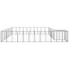 Dog Kennel Black 338.6 ftÂ¬â‰¤ Steel - Black