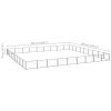Dog Kennel Black 871.9 ftÂ¬â‰¤ Steel - Black