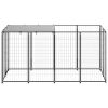 Dog Kennel Black 26 ftÂ¬â‰¤ Steel - Black