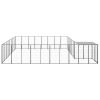 Dog Kennel Silver 221.4 ftÂ¬â‰¤ Steel - Silver