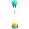 Pet Chewing Toys Dog Food Leaking Bite Resistant Ball Toy With Suction Cup For Indoor Dogs - Yellow - 10.7*10.8*71cm/4.21*4.25*27.95inch