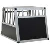 Dog Cage with Single Door 21.3"x27.2"x19.7" - Silver