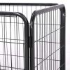 Puppy Playpen Steel 36"x23.2"x24" - Black