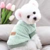 Pet Sweater; Warm Winter Plush Dog Sweater Knitwear Cat Vest; For Small & Medium Dogs - Emerald - L