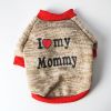 Letter Print Pet Sweater For Dog & Cat; Warm Dog Sweater Soft Cat Sweatshirt; Winter Pet Apparel - Earth-Yellow - L
