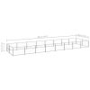 Dog Kennel Silver 172.2 ftÂ¬â‰¤ Steel - Silver
