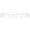 Dog Kennel Silver 376.7 ftÂ¬â‰¤ Steel - Silver
