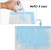 ScratchMe Super-Absorbent Waterproof Dog and Puppy Pet Training Pad; Housebreaking Pet Pad; 20-Count Large-Size; 23.6''X35.4''; Blue; Large 20pcs - as
