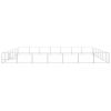 Dog Kennel Silver 527.4 ftÂ¬â‰¤ Steel - Silver