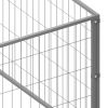 Dog Kennel Silver 527.4 ftÂ¬â‰¤ Steel - Silver