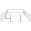 Dog Kennel Silver 322.9 ftÂ¬â‰¤ Steel - Silver