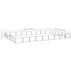 Dog Kennel Black 581.3 ftÂ¬â‰¤ Steel - Black