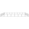 Dog Kennel Black 602.8 ftÂ¬â‰¤ Steel - Black