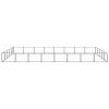 Dog Kennel Black 430.6 ftÂ¬â‰¤ Steel - Black