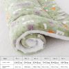 Cat dog sleeping mat warm thickened Sleeping pad blanket;  dog house warm mattress pet cushion - Green forest - No.4 61 * 41cm