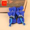 Pet Dog shoes Waterproof chihuahua Anti-slip boots zapatos para perro puppy cat socks botas sapato para cachorro chaussure chien - Blue - 7