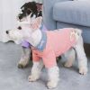 Touchdog 'Arubark' Caribbean Style Dog Polo T-Shirt - Peach - Small
