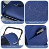 Double Pet Stroller 4-in-1 With Detachable Carrier And Travel Carriage - navy - Pets
