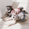 Touchdog Fetching Smock Designer Dog Dress - Blue - Small