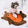 Touchdog 'Critter Hugz' Designer Character Dog Mats - Orange and White
