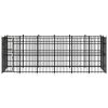 Outdoor Dog Kennel Steel 119 ftÂ¬â‰¤ - Black