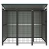 Outdoor Dog Kennel 76"x52.4"x64.6" - Green