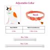 Cat Collar Adjustable Kitten Collar Breakaway Safety Buckle Pet Collar  - Multi-Color