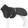 Large Dog Winter Coat Wind-proof Reflective Anxiety Relief Soft Wrap Calming Vest For Travel - Black - 5XL