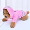 S-XL Pets Dog Raincoat Reflective Strip Dog RainCoat Waterproof Jackets Outdoor Breathable Clothes For Puppies - Pink - XL