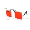 Cute Dog cat Glasses Pet Goggles Glasses Suitable For Puppy Cat Photo Props - red - Square