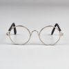 Cute Dog cat Glasses Pet Goggles Glasses Suitable For Puppy Cat Photo Props - white - Round