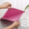 Indoor And Outdoor Easy Clean Double Layer Mats Cat Litter Mat - Pink - EVA
