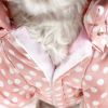 Polka-Dot Couture-Bow Pet Hoodie Sweater - X-Small