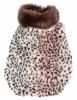 Pet Life Luxe 'Furracious' Cheetah Patterned Mink Dog Coat Jacket - Medium