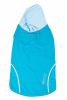 Pet Life Active 'Pull-Rover' Premium 4-Way Stretch Two-Toned Performance Sleeveless Dog T-Shirt Tank Top Hoodie - Blue - Large