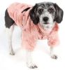 Pink-Mink' Luxury Designer Pet Coat - Medium