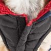 Pet Life 'Allegiance' Classical Plaided Insulated Dog Coat Jacket - Blue - X-Large