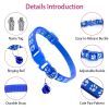Cat Collar Adjustable Kitten Collar Breakaway Safety Buckle Pet Collar  - Multi-Color