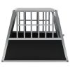 Dog Cage with Single Door 25.6"x35.8"x27.4" - Silver