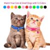 Cat Collar Adjustable Kitten Collar Breakaway Safety Buckle Pet Collar  - Multi-Color