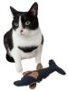 Pet Life Durable Fish Plush Kitty Catnip Cat Toy - Small