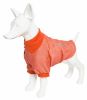 Pet Life Active 'Fur-Flexed' Relax-Stretch Wick-Proof Performance Dog Polo T-Shirt - Orange - X-Large